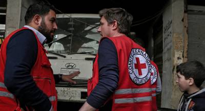 Красный Крест отправил в Донбасс гуманитарную помощь
