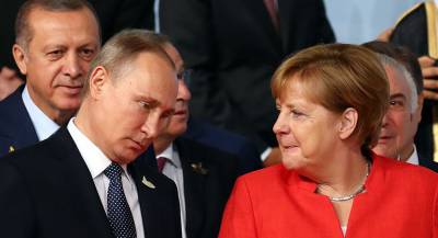 Меркель обсудила Идлиб с Эрдоганом и Путиным