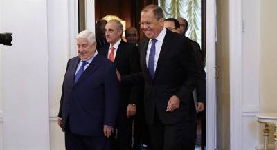 Лавров и Муаллем выступили за снятие санкций с Дамаска