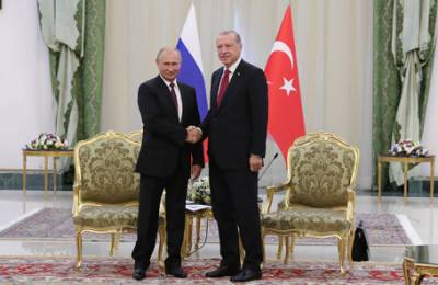 Внезапная встреча Путина и Эрдогана