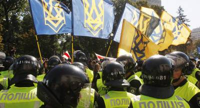Марш националистов в Киеве завершился рекордом Гиннесса