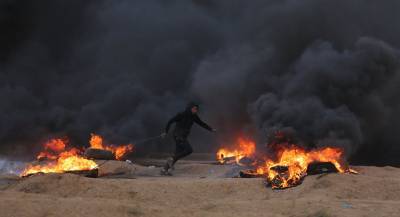 Палестинцы пытались заложить бомбу у забора сектора Газа