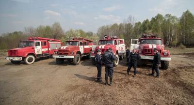 На Украине рассказали о ходе тушения пожара под Черниговом