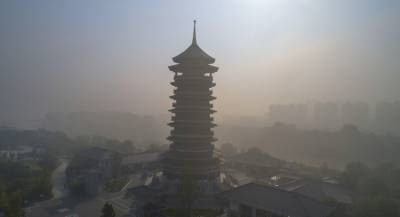 На Китай надвигается гигантское облако смога