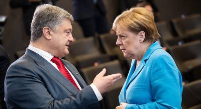Ангела Меркель обсудит с Порошенко ситуацию в Донбассе