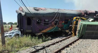 Нелегальный поезд потерпел крушение в Конго