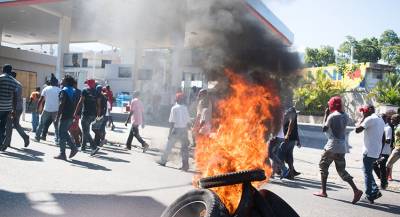 Массовые демонстрации начались на Гаити
